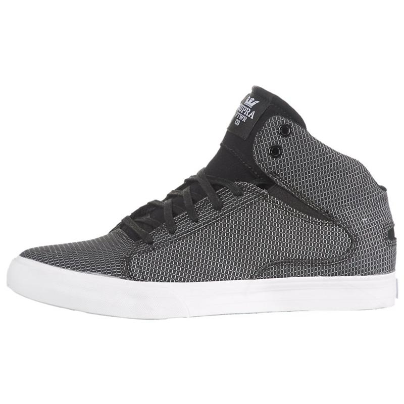 Supra SOCIETY MID Skateschuhe Damen Schwarz Weiß Bestellen KVYAP8561